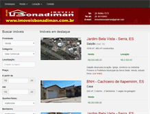 Tablet Screenshot of imoveisbonadiman.com.br